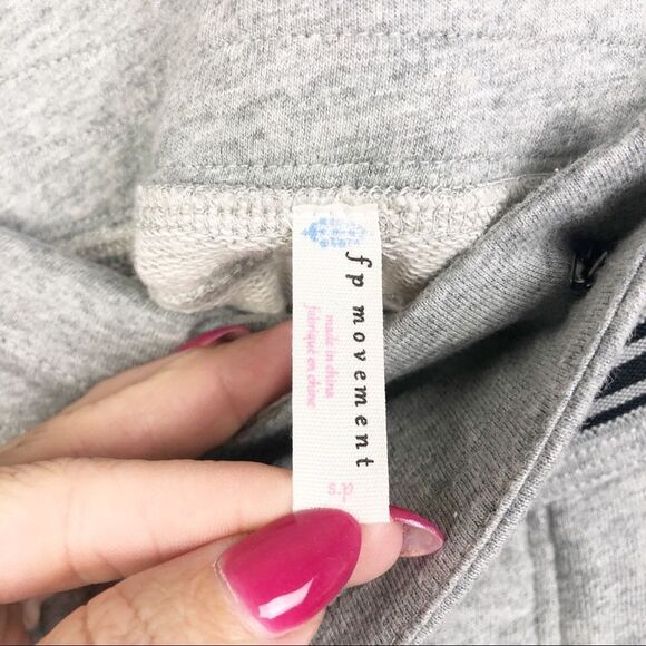 FREE PEOPLE MOVEMENT | Off Road Joggers Gray Belted Waist Heather Gray Women’s S - Picture 11 of 13